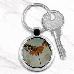 Monarch Key Chain (round)