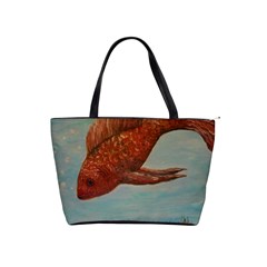 Gold Fish Large Shoulder Bag