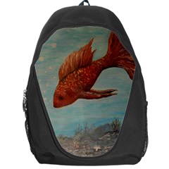 Gold Fish Backpack Bag