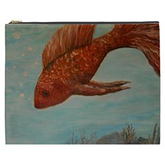 Gold Fish Cosmetic Bag (xxxl)