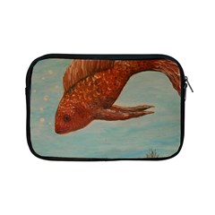 Gold Fish Apple Ipad Mini Zippered Sleeve by rokinronda