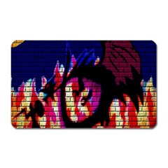 My Dragon Magnet (rectangular) by Rbrendes