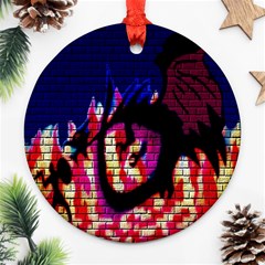 My Dragon Round Ornament (two Sides)