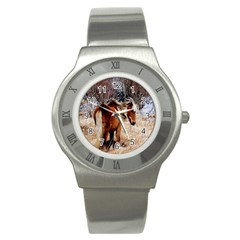 Pretty Pony Stainless Steel Watch (slim) by Rbrendes