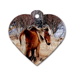 Pretty Pony Dog Tag Heart (two Sided)