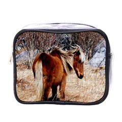 Pretty Pony Mini Travel Toiletry Bag (one Side) by Rbrendes