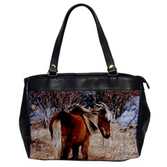 Pretty Pony Oversize Office Handbag (one Side) by Rbrendes