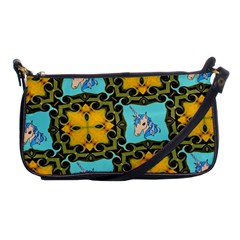 Orange Unicorn Evening Bag