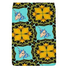 Orange Unicorn Removable Flap Cover (small) by Rbrendes