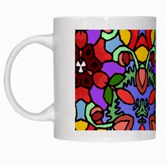 Bright Colors White Coffee Mug