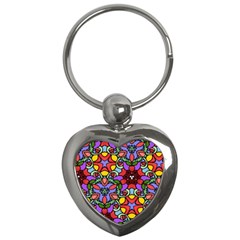 Bright Colors Key Chain (heart)