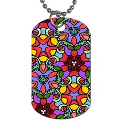 Bright Colors Dog Tag (one Sided)