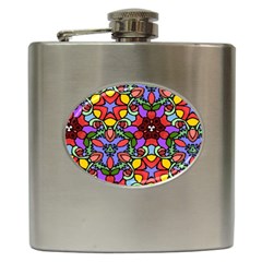 Bright Colors Hip Flask by Rbrendes