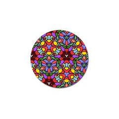 Bright Colors Golf Ball Marker by Rbrendes