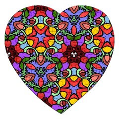 Bright Colors Jigsaw Puzzle (heart)