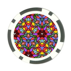 Bright Colors Poker Chip by Rbrendes