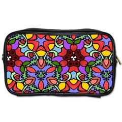 Bright Colors Travel Toiletry Bag (one Side)