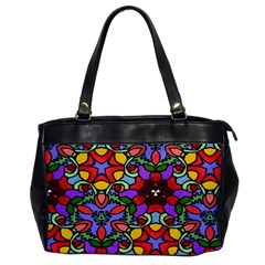 Bright Colors Oversize Office Handbag (one Side) by Rbrendes