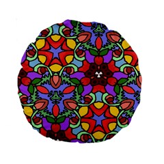 Bright Colors 15  Premium Round Cushion 