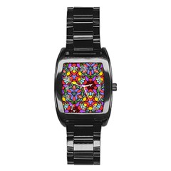 Bright Colors Stainless Steel Barrel Watch