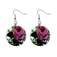 Rose Mini Button Earrings