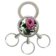 Rose 3-ring Key Chain