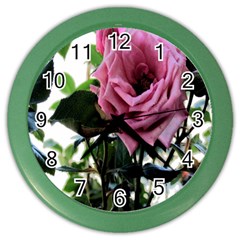 Rose Wall Clock (color) by Rbrendes