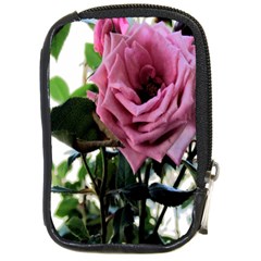 Rose Compact Camera Leather Case by Rbrendes