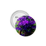 Purple Flowers 1.75  Button Front