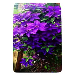 Purple Flowers Removable Flap Cover (Small)