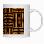 Bamboo White Coffee Mug Right