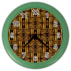 Bamboo Wall Clock (color)