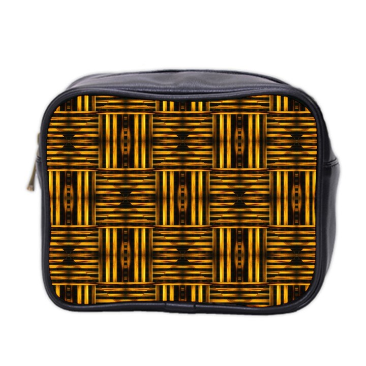 Bamboo Mini Travel Toiletry Bag (Two Sides)