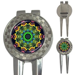 Big Burst Golf Pitchfork & Ball Marker