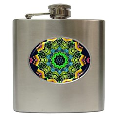 Big Burst Hip Flask