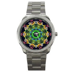 Big Burst Sport Metal Watch