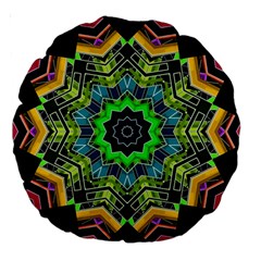 Big Burst 18  Premium Round Cushion 