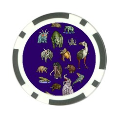 Dino Family 1 Poker Chip by Rbrendes