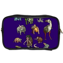 Dino Family 1 Travel Toiletry Bag (one Side) by Rbrendes