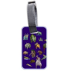 Dino Family 1 Luggage Tag (two Sides) by Rbrendes