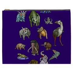 Dino Family 1 Cosmetic Bag (xxxl) by Rbrendes