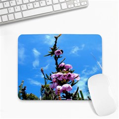 Pink Flower Small Mouse Pad (rectangle) by Rbrendes