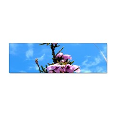 Pink Flower Bumper Sticker 10 Pack