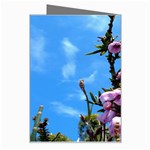 Pink Flower Greeting Card Right