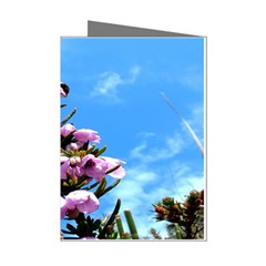 Pink Flower Mini Greeting Card (8 Pack)