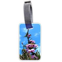 Pink Flower Luggage Tag (one Side)