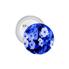 Blue Flowers 1 75  Button