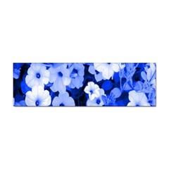 Blue Flowers Bumper Sticker