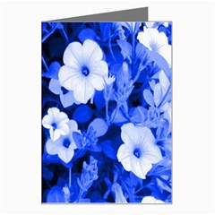 Blue Flowers Greeting Card