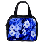 Blue Flowers Classic Handbag (One Side) Front